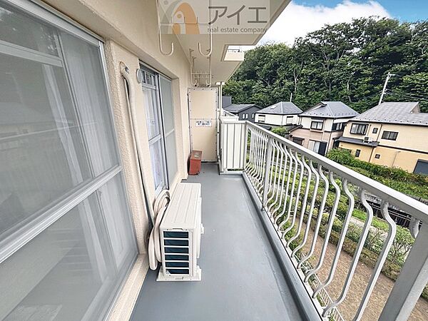 南面バルコニーで毎日のお洗濯も快適