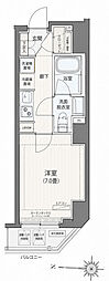 アイルグランディール錦糸町 1Kの間取図画像