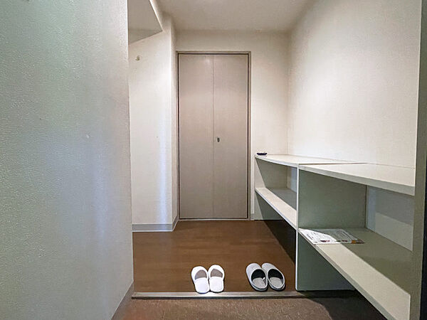 玄関側から見た室内