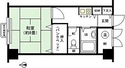 プリンスハイム湯沢 1Kの間取図画像