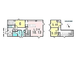 中古戸建　桜町3丁目 3LDKの間取り