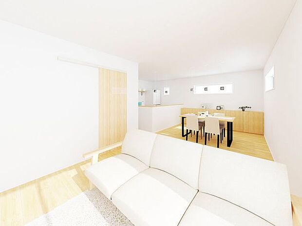 南側と東側に窓があり、明るく開放感があります♪