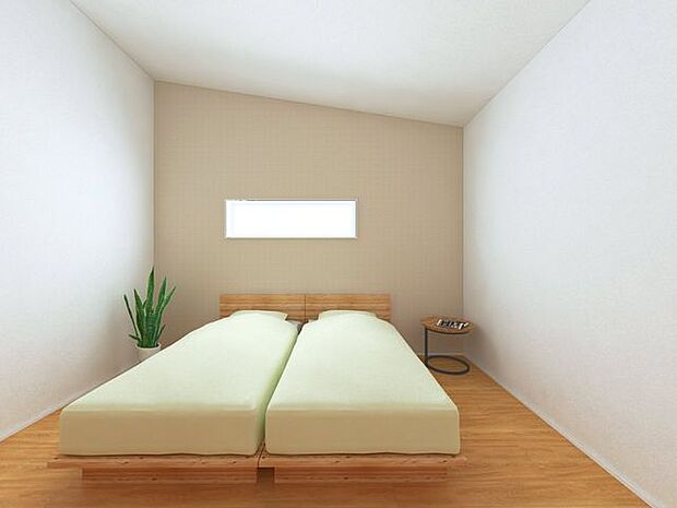 主寝室は9帖の広さがあり、東側の窓より明るい日差しが入ってきます♪