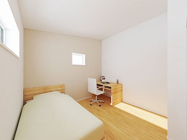 5.6帖の洋室にはそれぞれクローゼットがあり、衣類の収納に便利♪