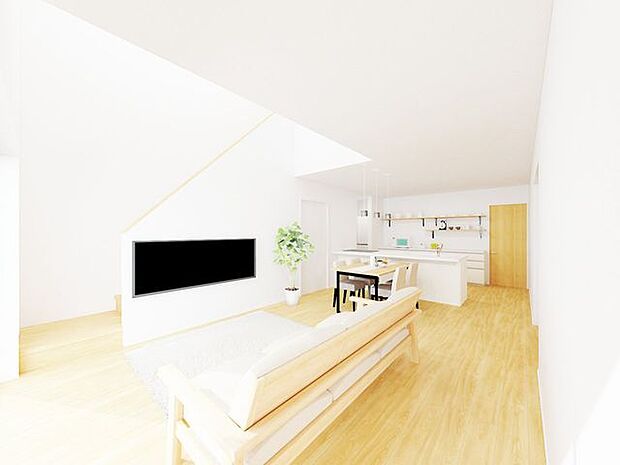 LDKは、16帖の広さがあり、ご家族との時間をゆっくりとお過ごしいただけます♪