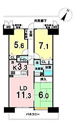 間取図画像 3LDK