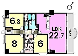 間取図画像 3LDK