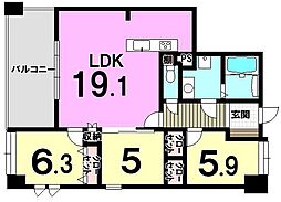 間取図画像 3LDK