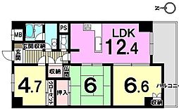 間取図画像 3LDK