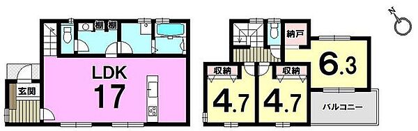 間取りを拡大表示