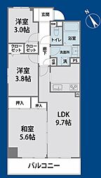 間取図画像 3LDK