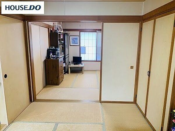 二間続きの和室