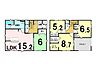 間取り：4LDKSの間取り。各部屋に収納があります。