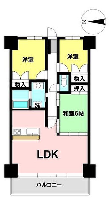 3LDKの間取り