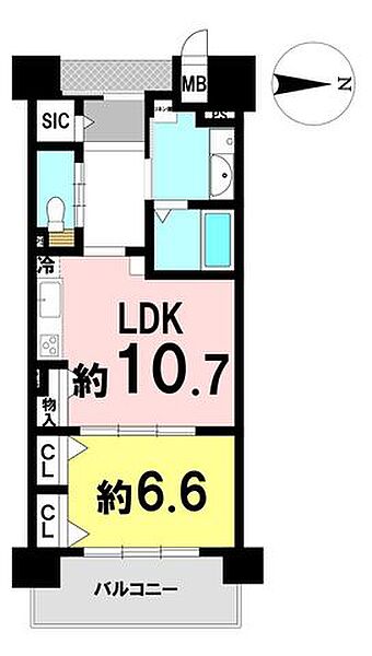 1LDKの間取り