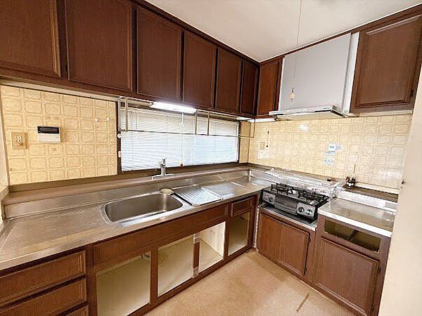 大きなシンクと調理台で、キッチンでの作業がはかどります♪