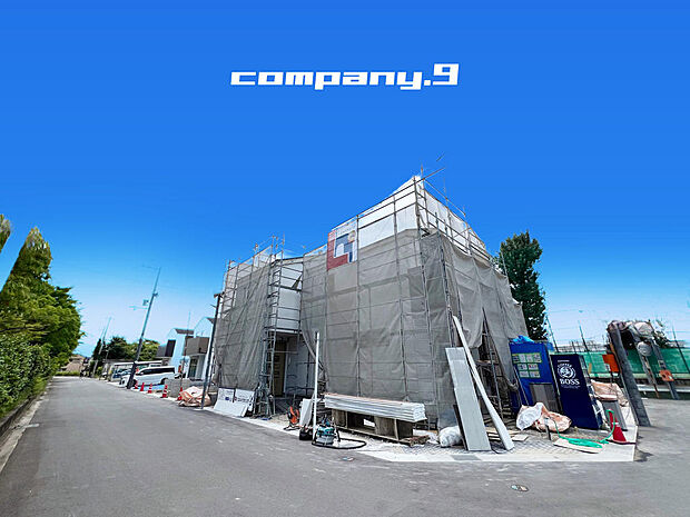 ☆現地外観写真☆Terrechez☆4号棟☆キレイな住宅街が完成☆ZEH水準省エネ住宅☆土地30坪☆「新田辺駅」徒歩12分☆ガレージ2台☆前道6m☆小・中学校まで徒歩11分圏内☆