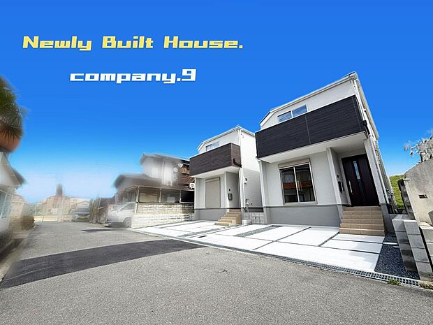 ☆現地外観写真☆ZEH水準省エネ☆「上牧駅」徒歩14分☆土地32坪☆車2台OK☆日当たり良好☆閑静な住宅街☆家事動線良好☆食洗機・LDK広々20帖☆前道4.9m☆