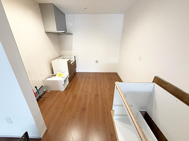 ☆大型のシステムキッチン☆家族と会話しながら楽しくクッキング！！