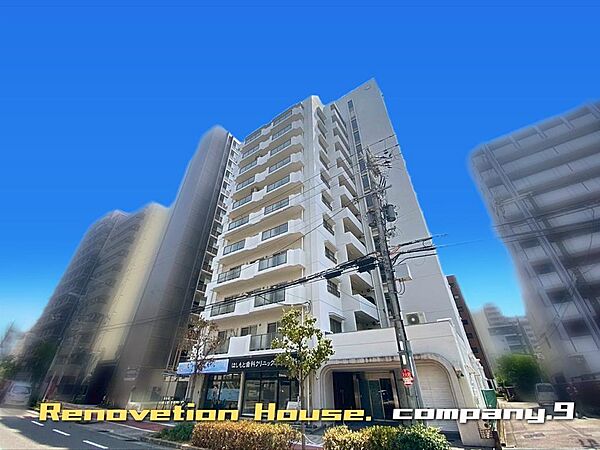 ☆現地外観写真☆Re-House☆パルムハウス新大阪1103号室☆リフォーム完成☆東淀川駅6分・東三国駅10分の２沿線徒歩圏内の好立地☆専有面積73平米☆宅配BOX☆