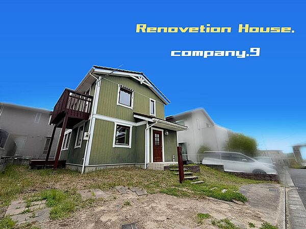 ☆現地外観写真☆Re-House☆オール電化住宅☆北欧仕様のお家☆平成21年築☆土地56坪☆車２台OK☆日当たり良好☆閑静な住宅街☆SIC・和室・南面バルコニー☆トイレ２ケ所☆前道６ｍ☆