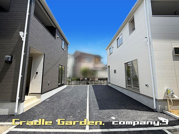☆現地外観写真☆CradleGarden☆4号棟☆全12区画のBIGTOWN☆「津田駅」徒歩18分☆車2台(車種による)☆閑静な住宅街☆テレワークルーム・土間収納☆南面バルコニー☆前道4.8m☆