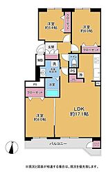 ロピア琴似西 3LDKの間取図画像