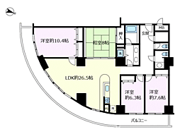 ハイクレスト草津アーバンリゾート壱番館 4LDKの間取図画像