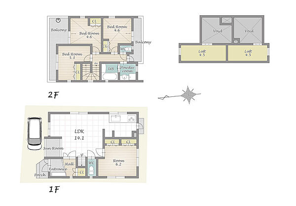 間取り：327001641589