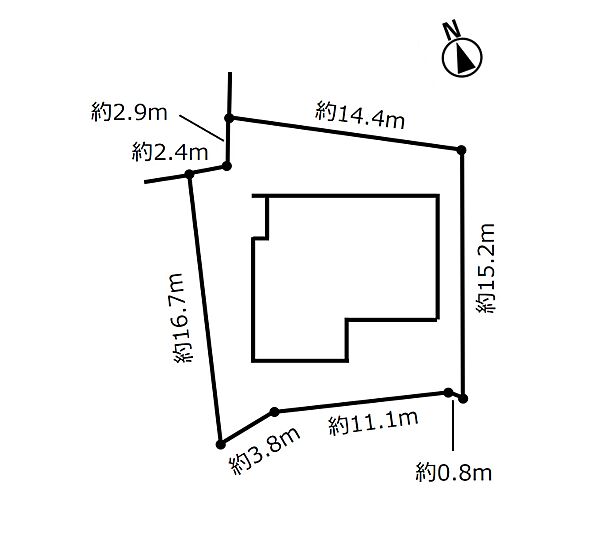 敷地概略図