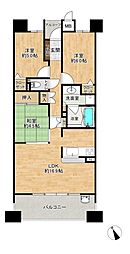 ファミール港陽ベイレジデンス 3LDKの間取図画像