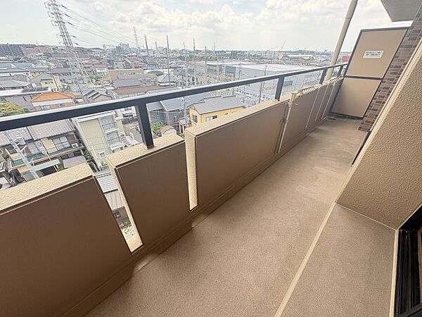 南からの陽をたっぷり浴びるバルコニーで、洗濯物もしっかり乾かせます！