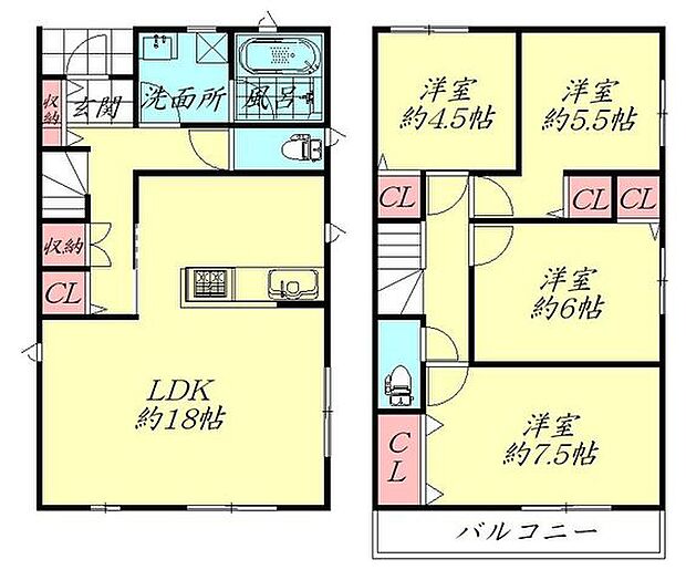 間取図（平面図）