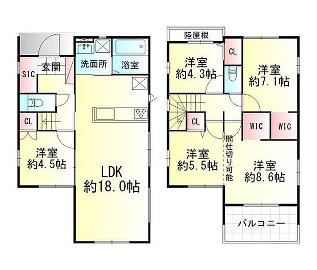 間取図（平面図）