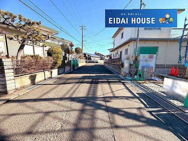 前面道路含む外観