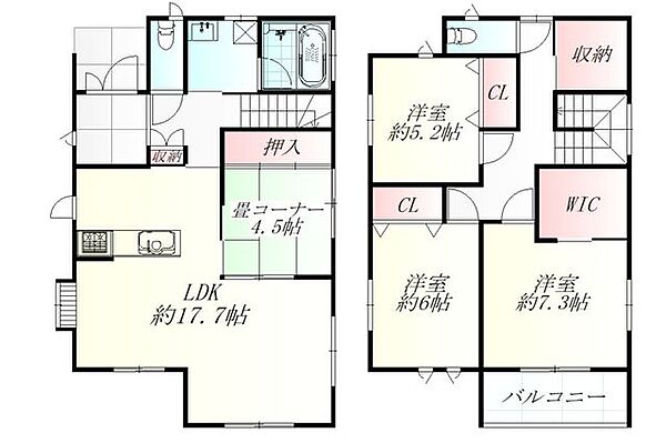 間取りを拡大表示