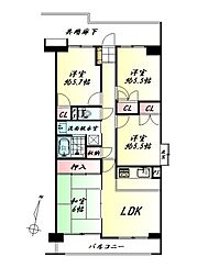 ネオハイツ遠山南 4LDKの間取図画像