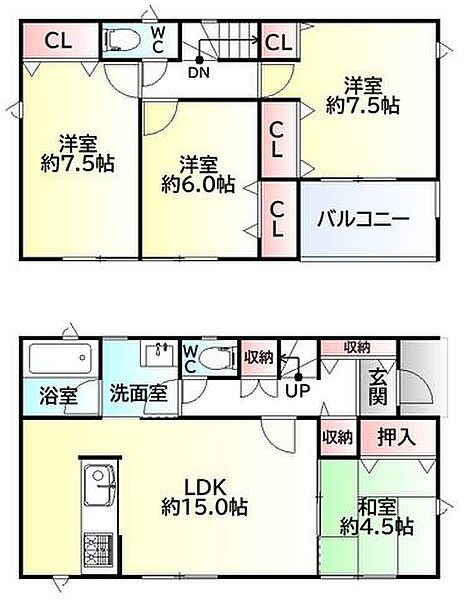 間取りを拡大表示