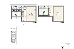 名古屋市守山区川上町 一戸建て 3LDKの間取り