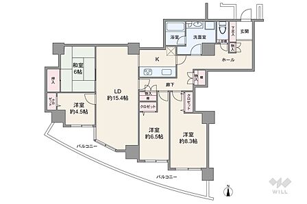 4LDK 間取り