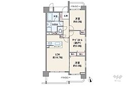 間取図画像 2SLDK