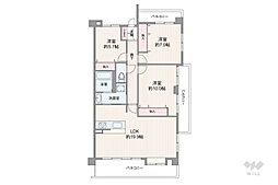 間取図画像 3LDK