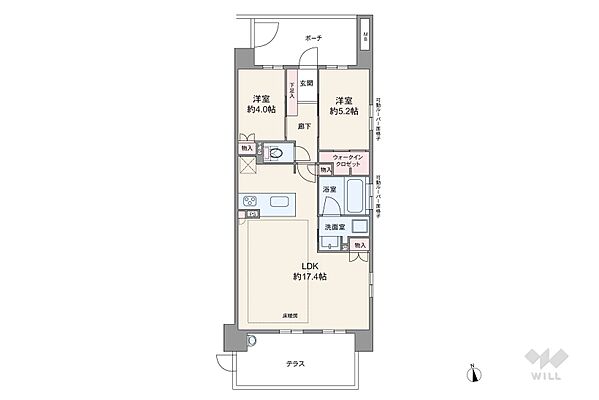 間取り ファミリアーレ茶屋ヶ坂 1階/-