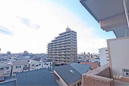 バルコニーからの眺め（南西方向）［2026年2月2日撮影］