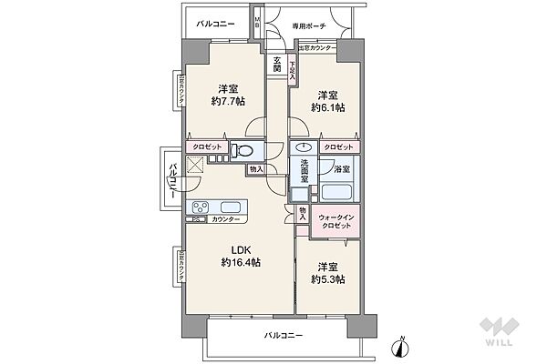 間取り：323000474076