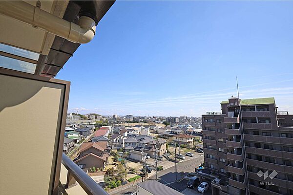 バルコニーからの眺め（南東方向）［2026年3月27日撮影］