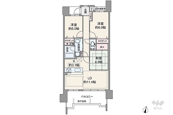 間取り：323000534480