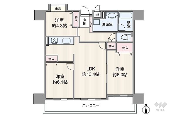 間取り：323000540760