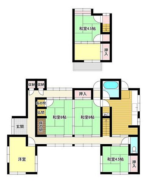 間取りを拡大表示