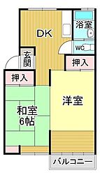 間取図画像 2DK